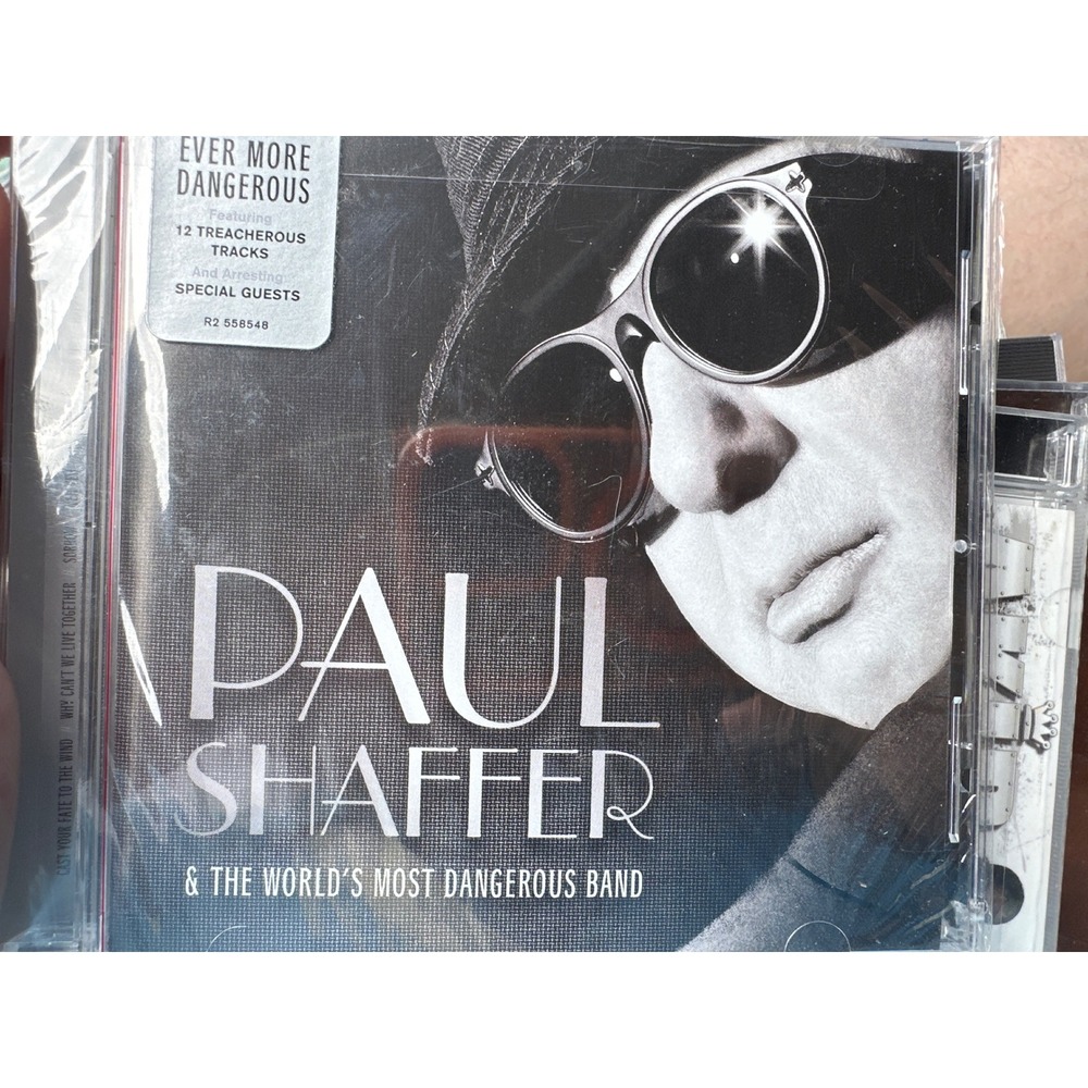 Paul Shaffer & The World's Most Dangerous Band Ever More Dangerous CD 2017 Rhino